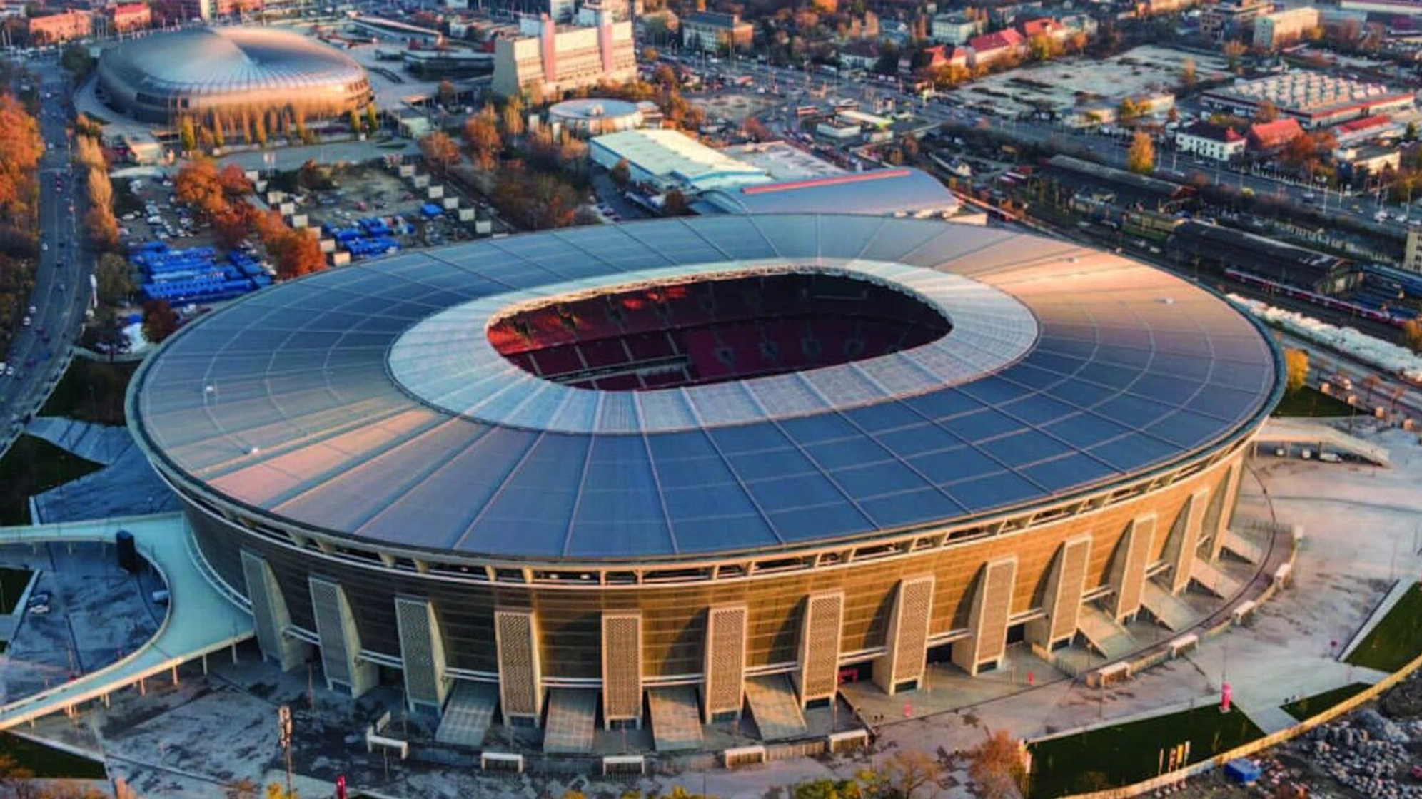 Puskás Aréna Stadium in Budapest, venue for UEFA Champions League Final 2026